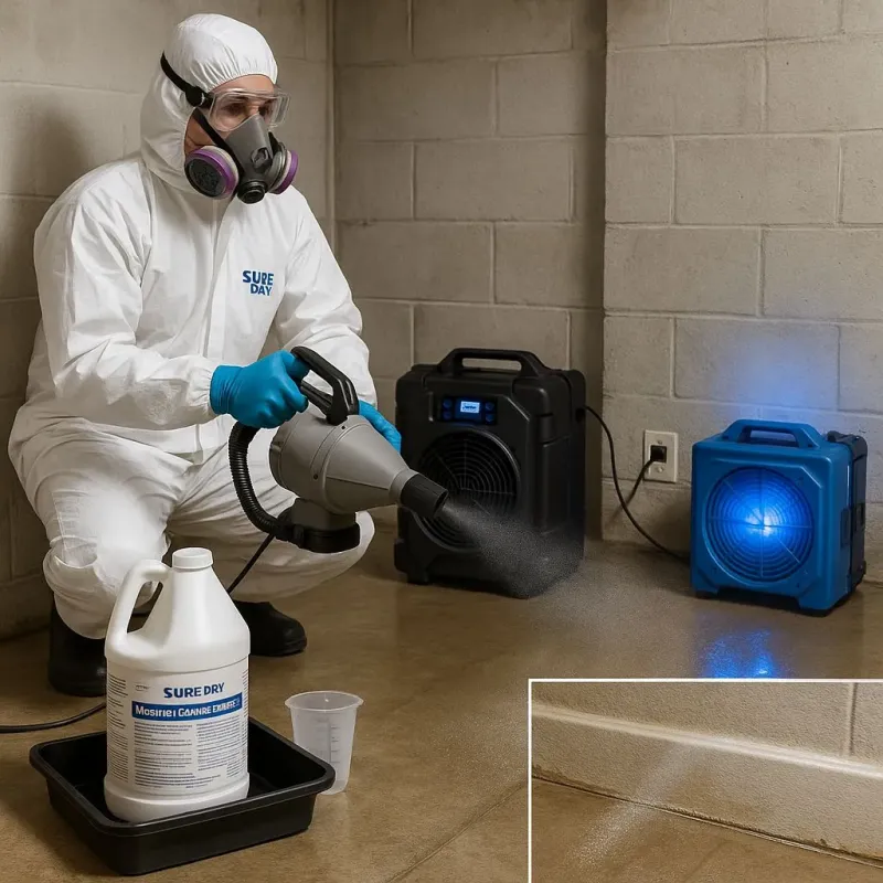 Sanitization and Odor Removal process in Carencro, LA