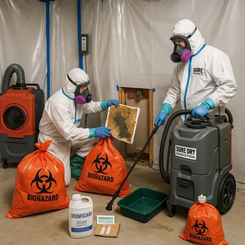 Contaminated Water Handling Protocols process in Carencro, LA